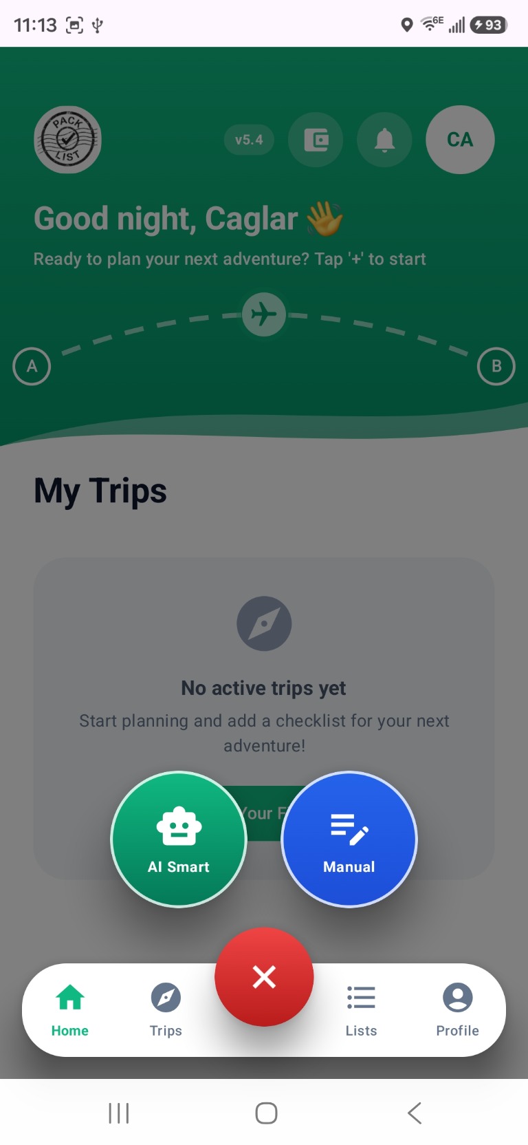 AI Smart / Manual choice